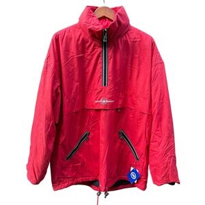 New NWT Vintage‎ Bogner Red Andalo 1/4 Zip Pullover Weathergear Jacket - L